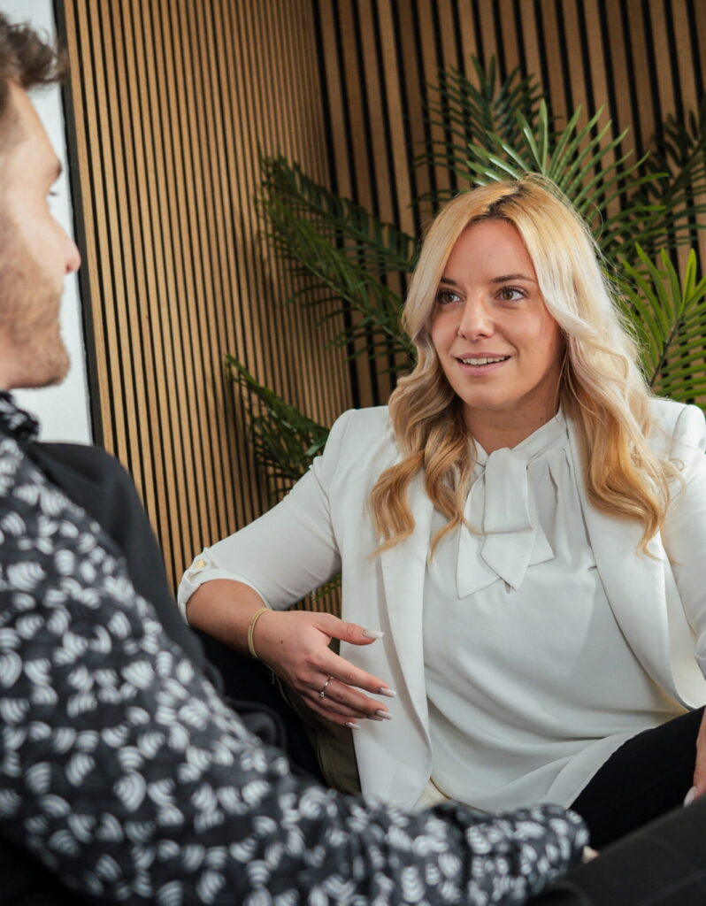 Janine Agne im Gespräch